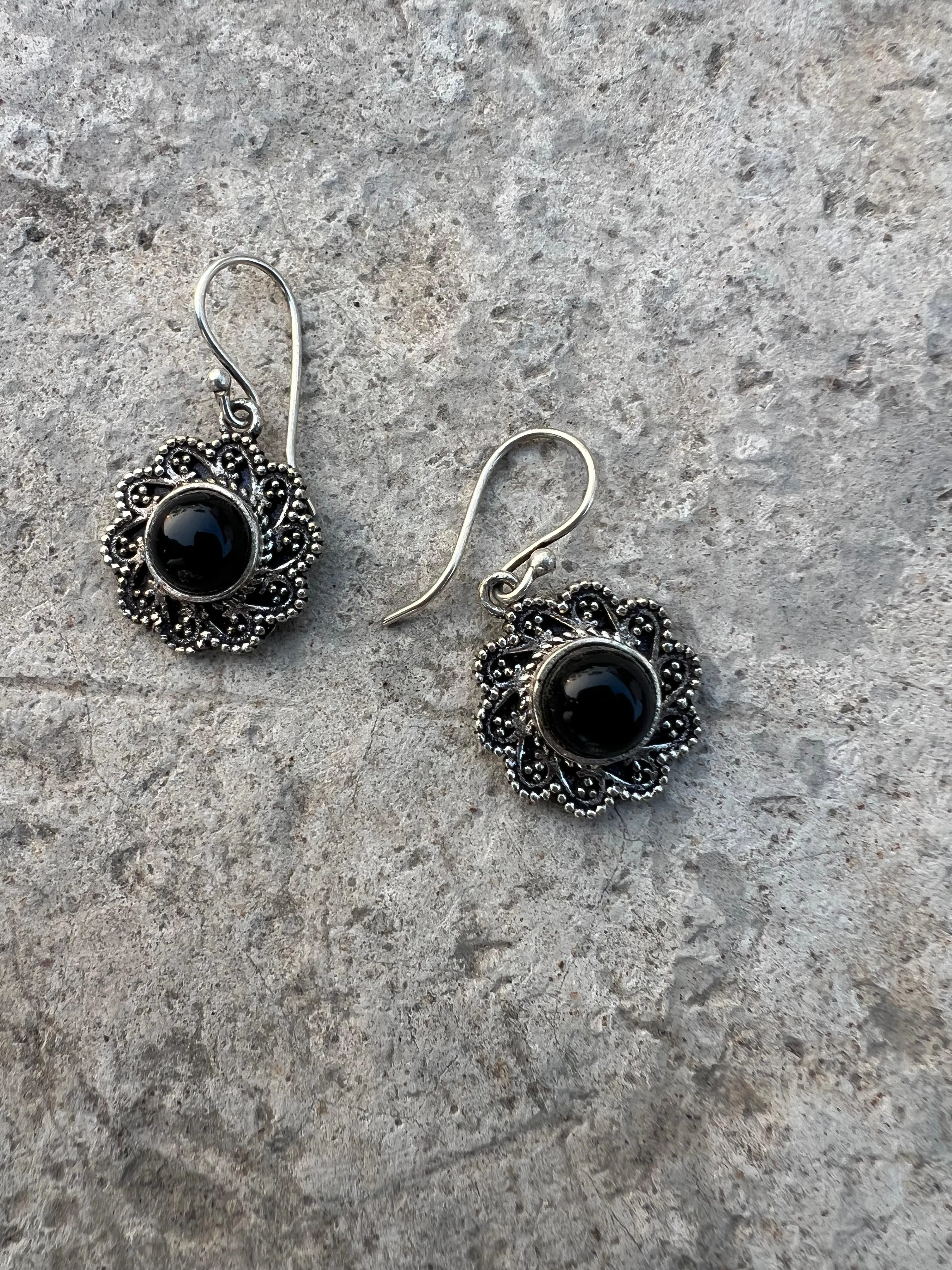 Stunning Mandala Silver Earing