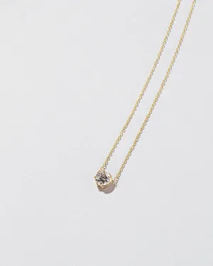 Sun & Moon Necklace - Grand White Diamond