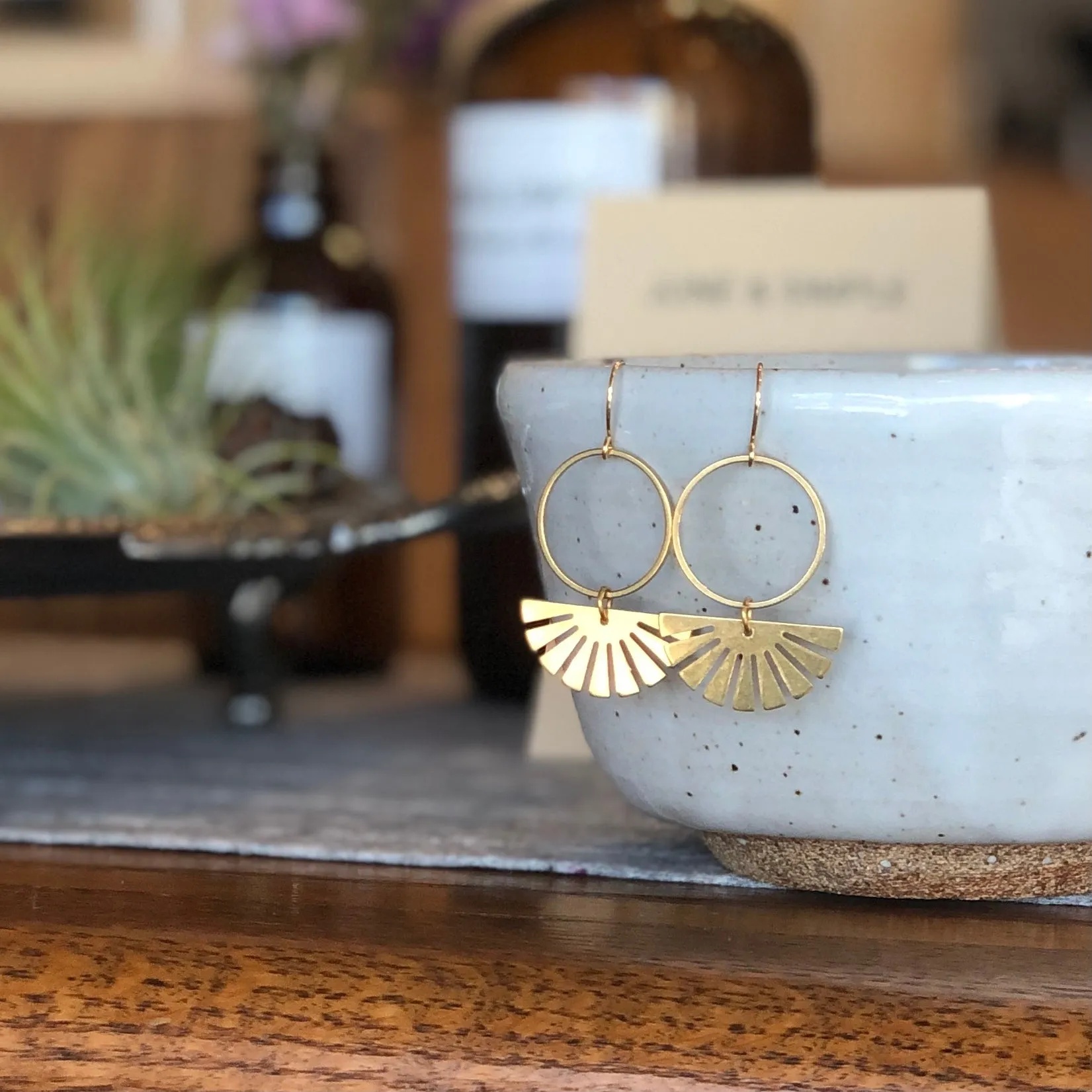 Sun kissed earrings