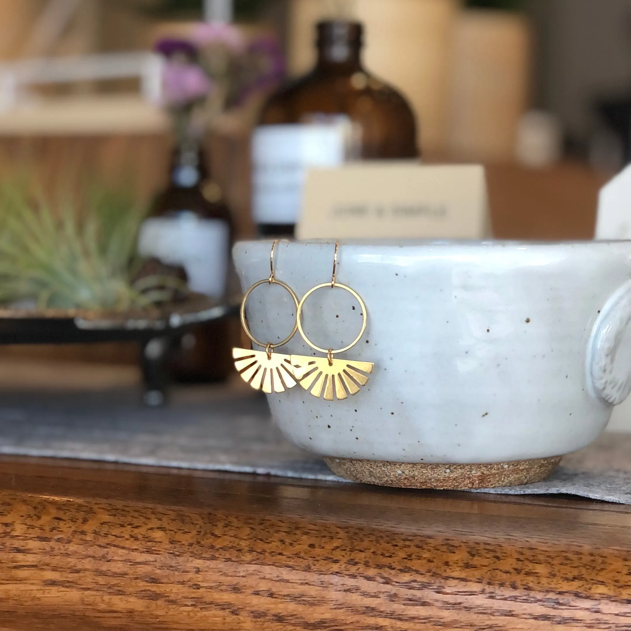 Sun kissed earrings