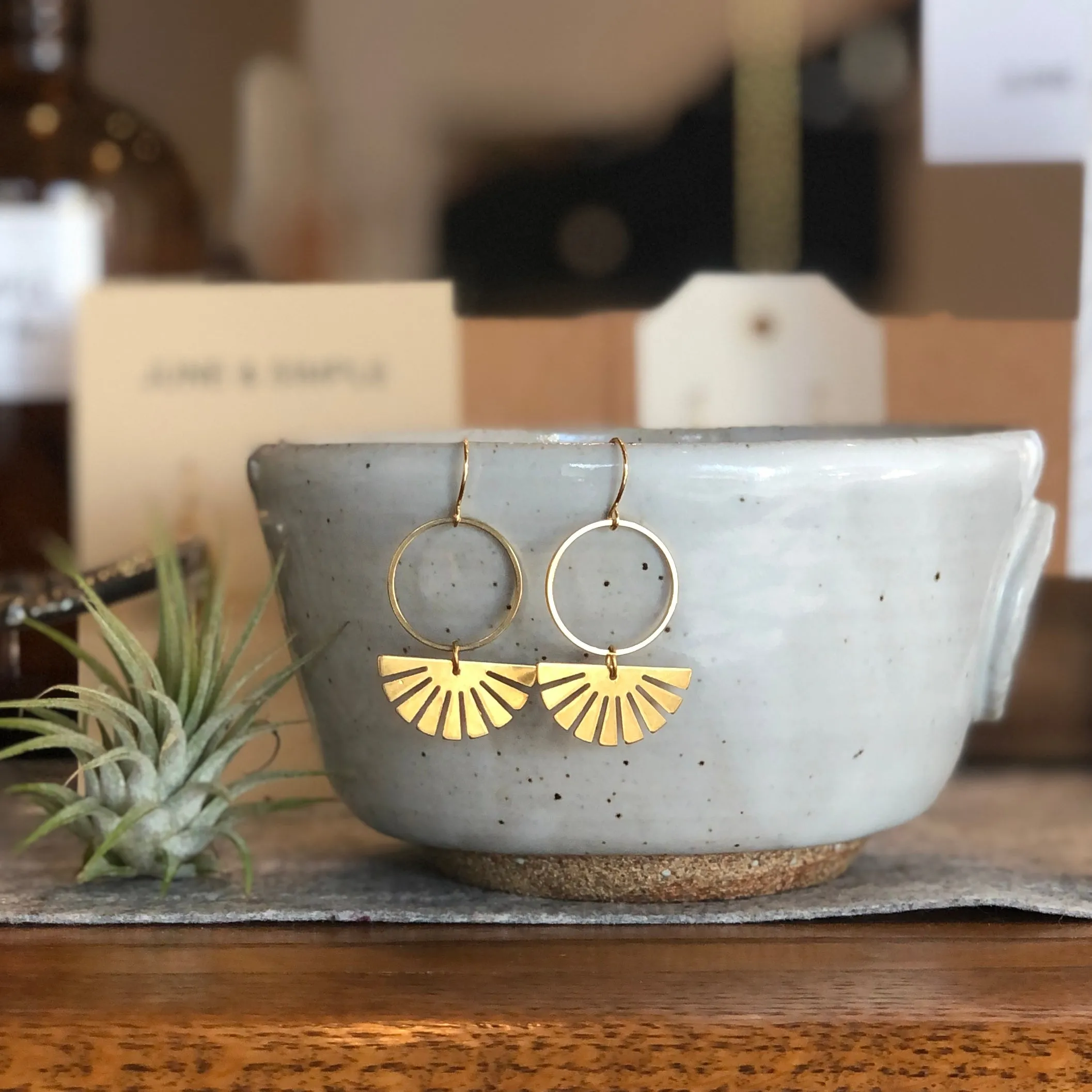 Sun kissed earrings