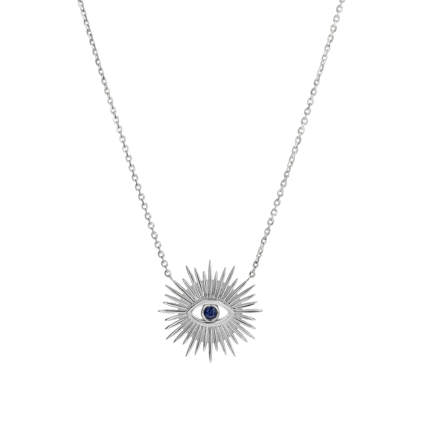 Sunburst Evil Eye Necklace