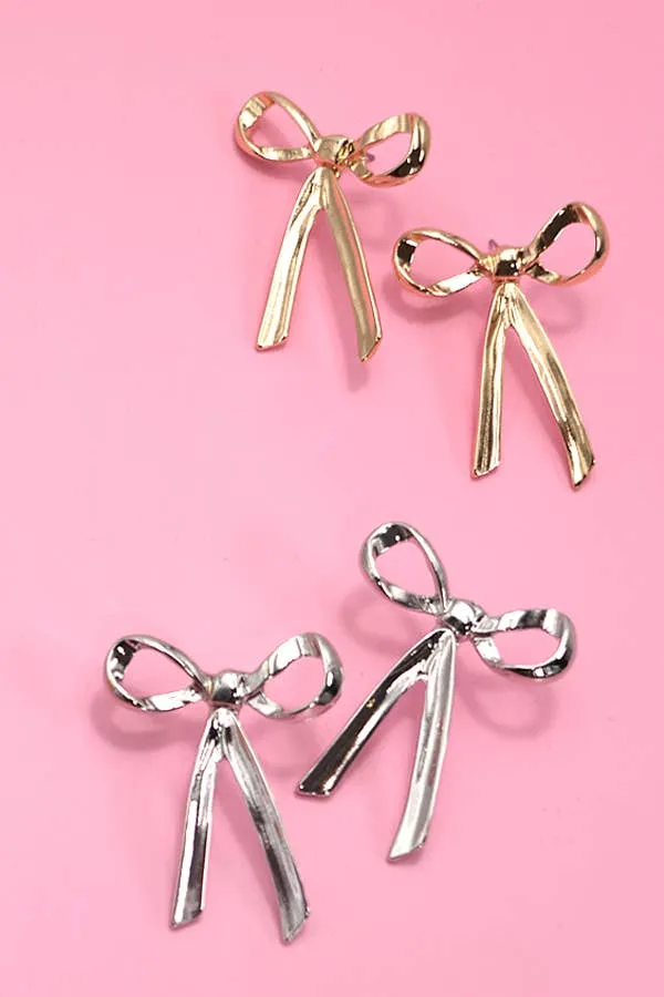 Sway With The Wind Bow Earrings