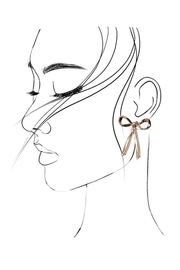 Sway With The Wind Bow Earrings