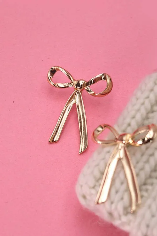 Sway With The Wind Bow Earrings