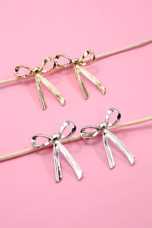 Sway With The Wind Bow Earrings
