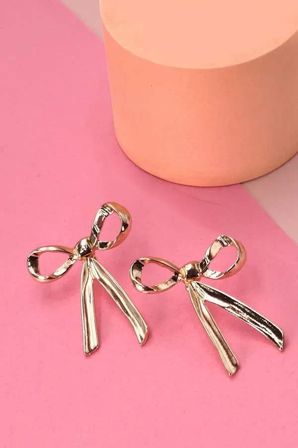 Sway With The Wind Bow Earrings