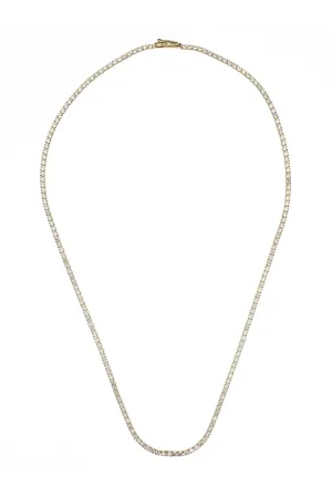 SYDNEY SOIRÉE  2MM TENNIS NECKLACE 42CM GOLD
