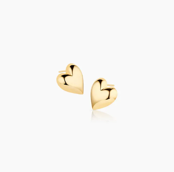 Thatch - Aurelie Heart Stud Earrings