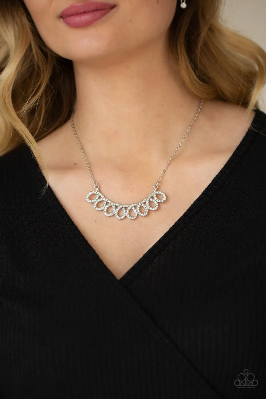 Timeless Trimmings White Paparazzi Necklace