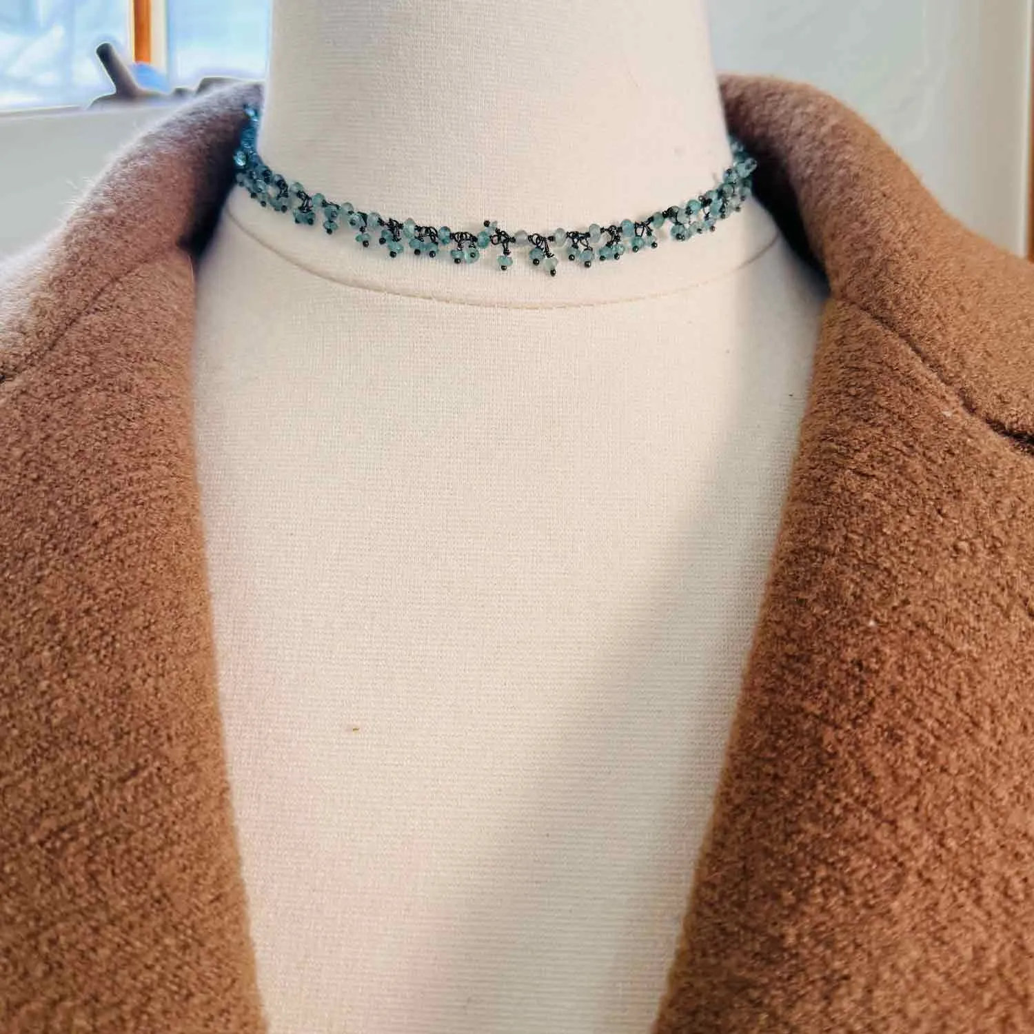 Tiny Gem Choker Necklace