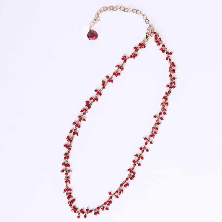 Tiny Gem Choker Necklace