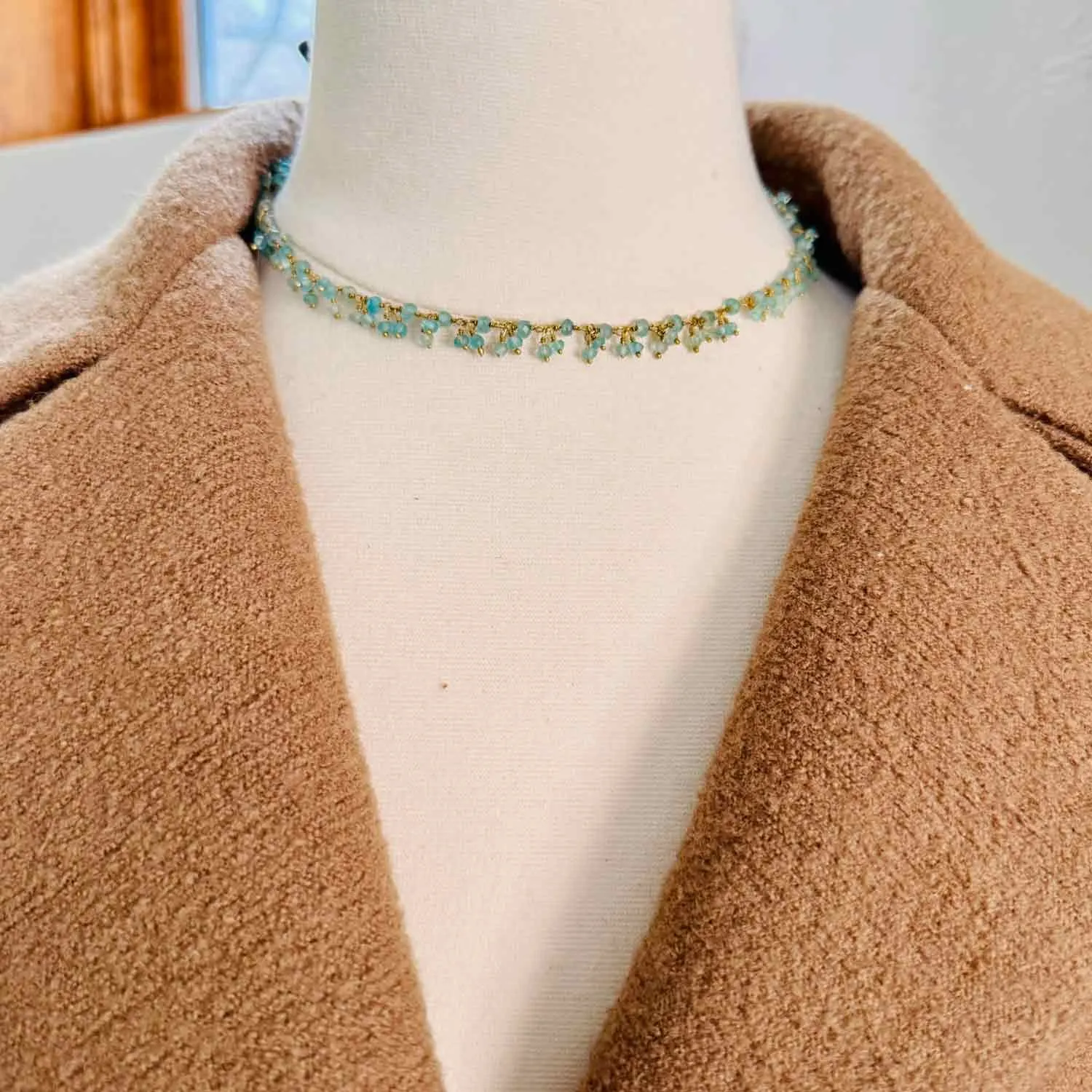 Tiny Gem Choker Necklace