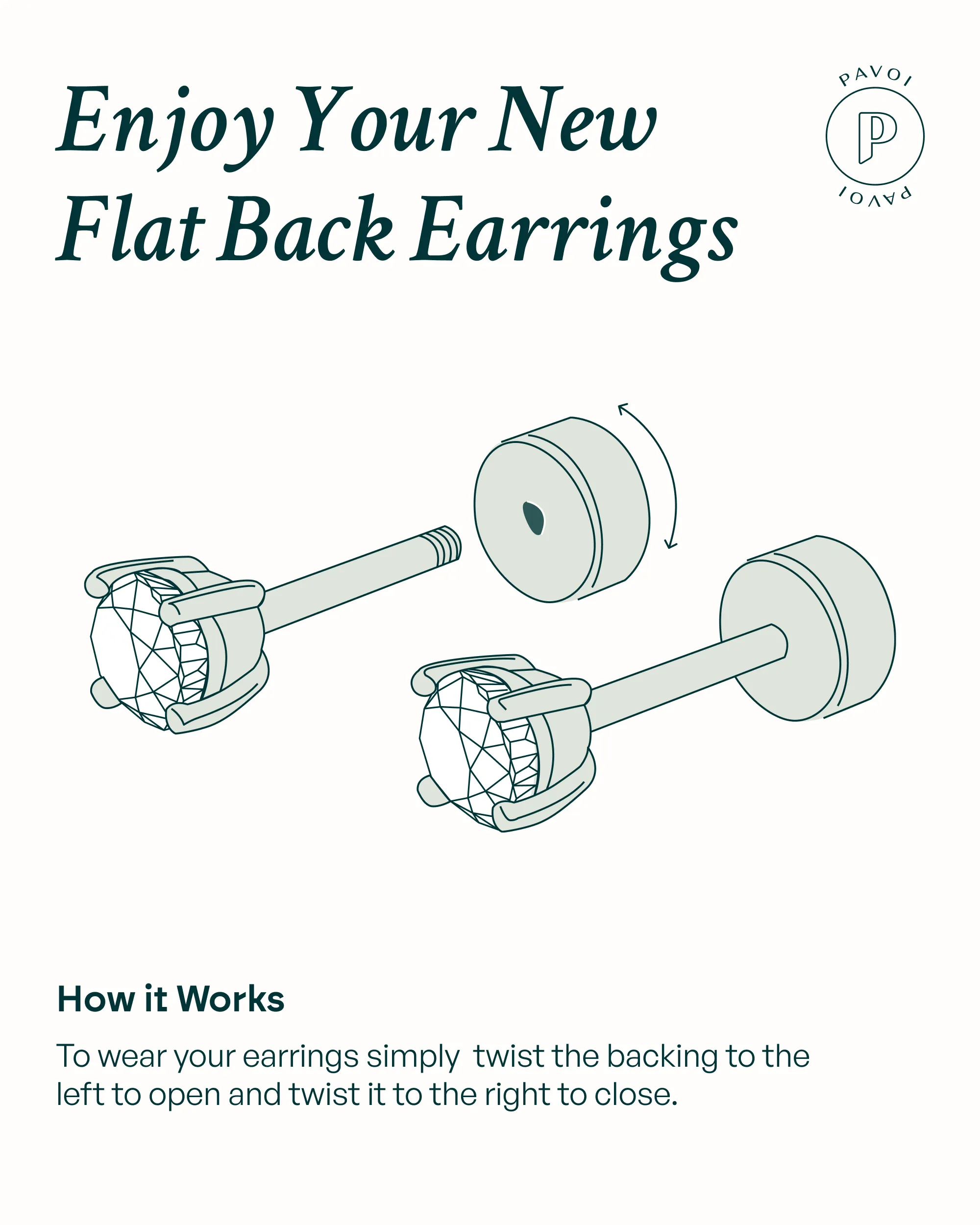 Tiny Moon Screw Back Studs