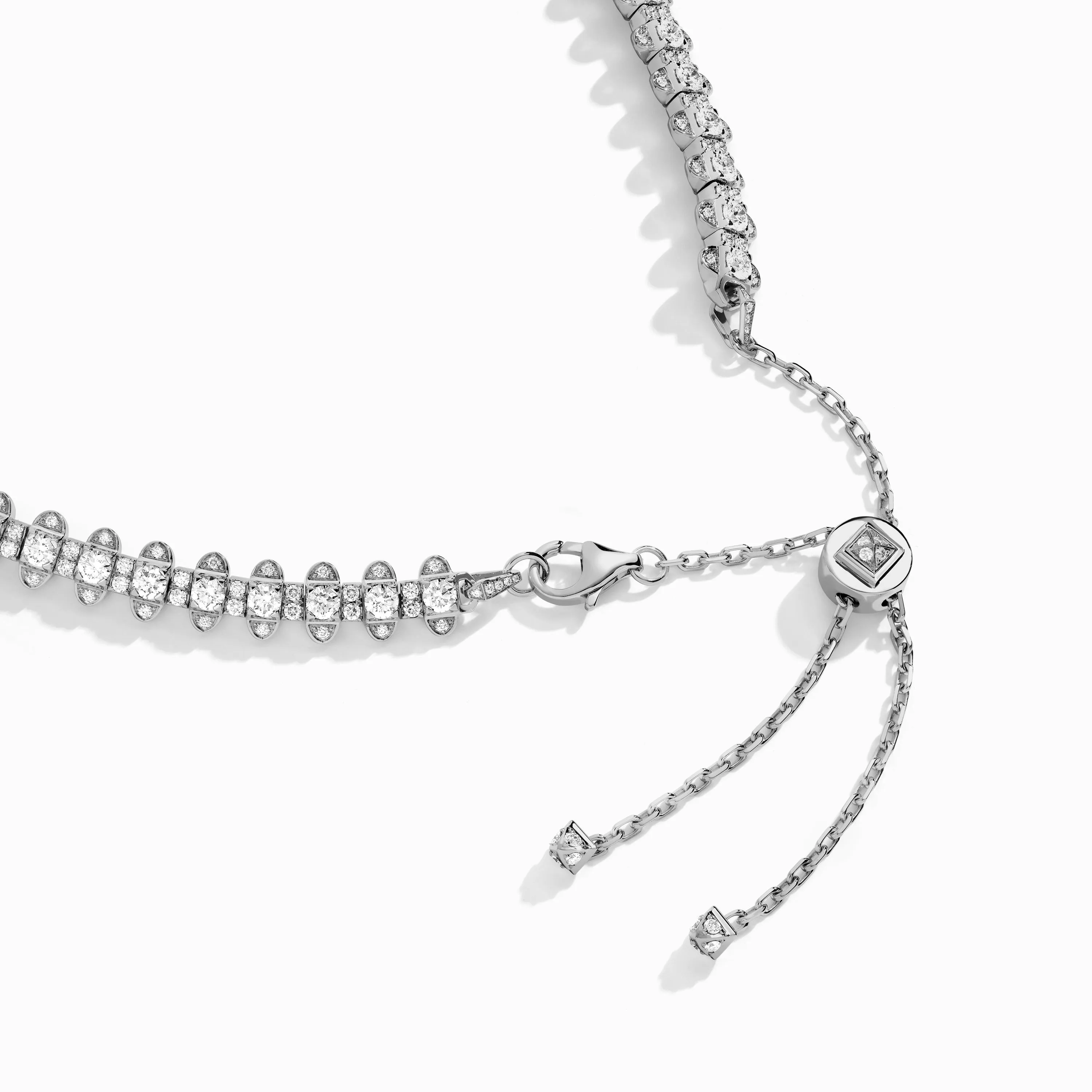 Tip-Top Full Diamond Collar Necklace