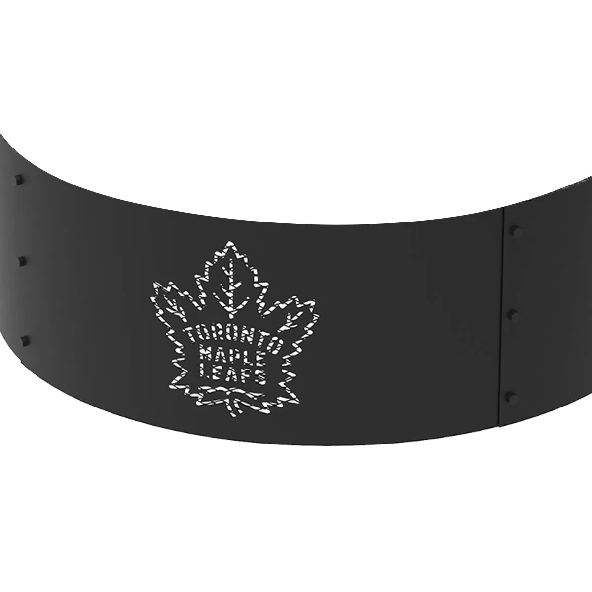 Toronto Maple Leafs 36 in. Round x 12 in. High Decorative Steel Fire Ring