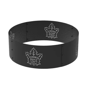Toronto Maple Leafs 36 in. Round x 12 in. High Decorative Steel Fire Ring