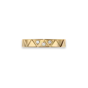 'Trinity' Triangle Diamond Band Ring