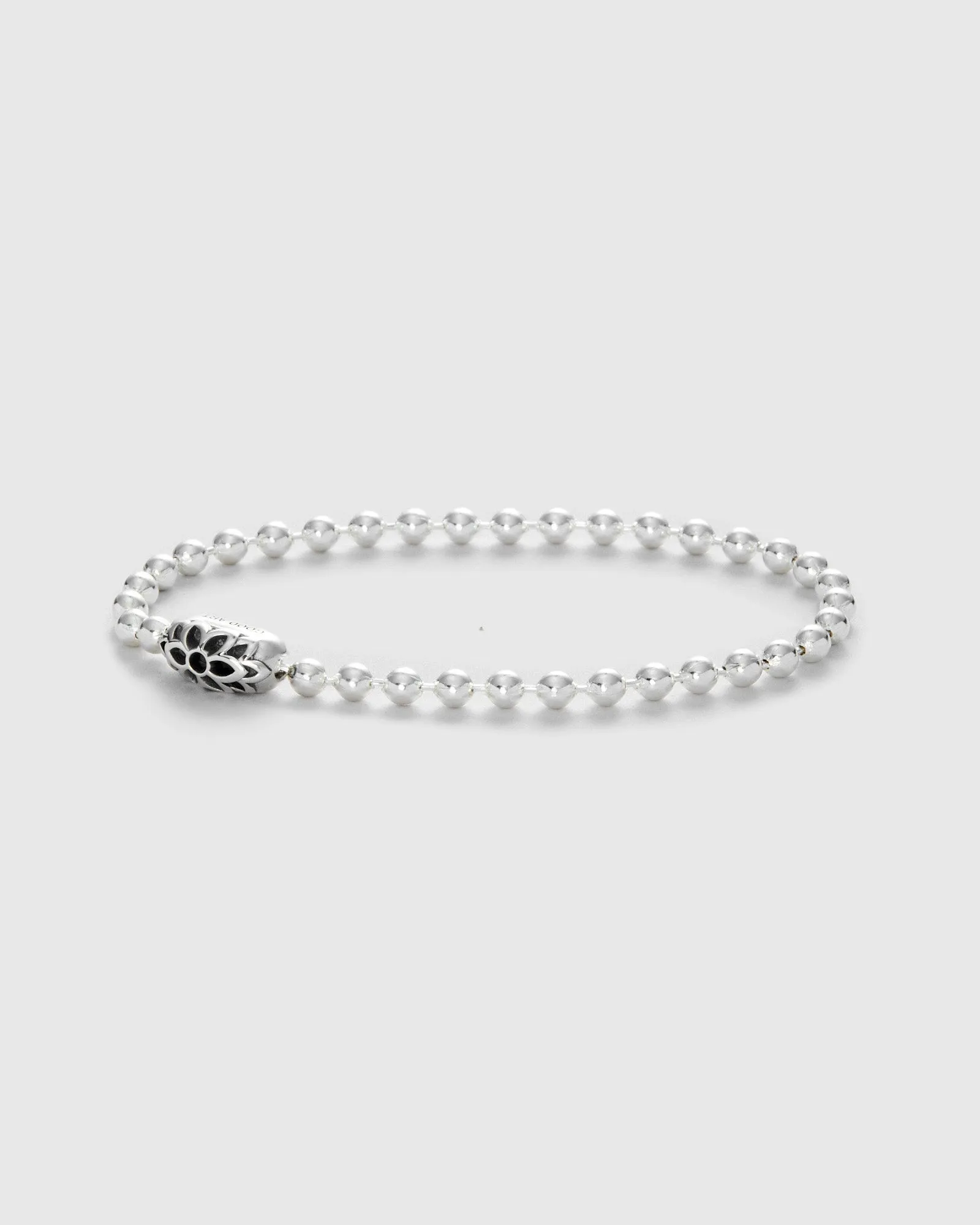 Triple Cutout Poplock Bracelet in Sterling Silver