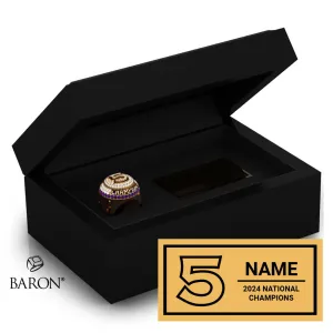 Twilight Cheer CF 2024 Championship Black Standard Window Ring Box