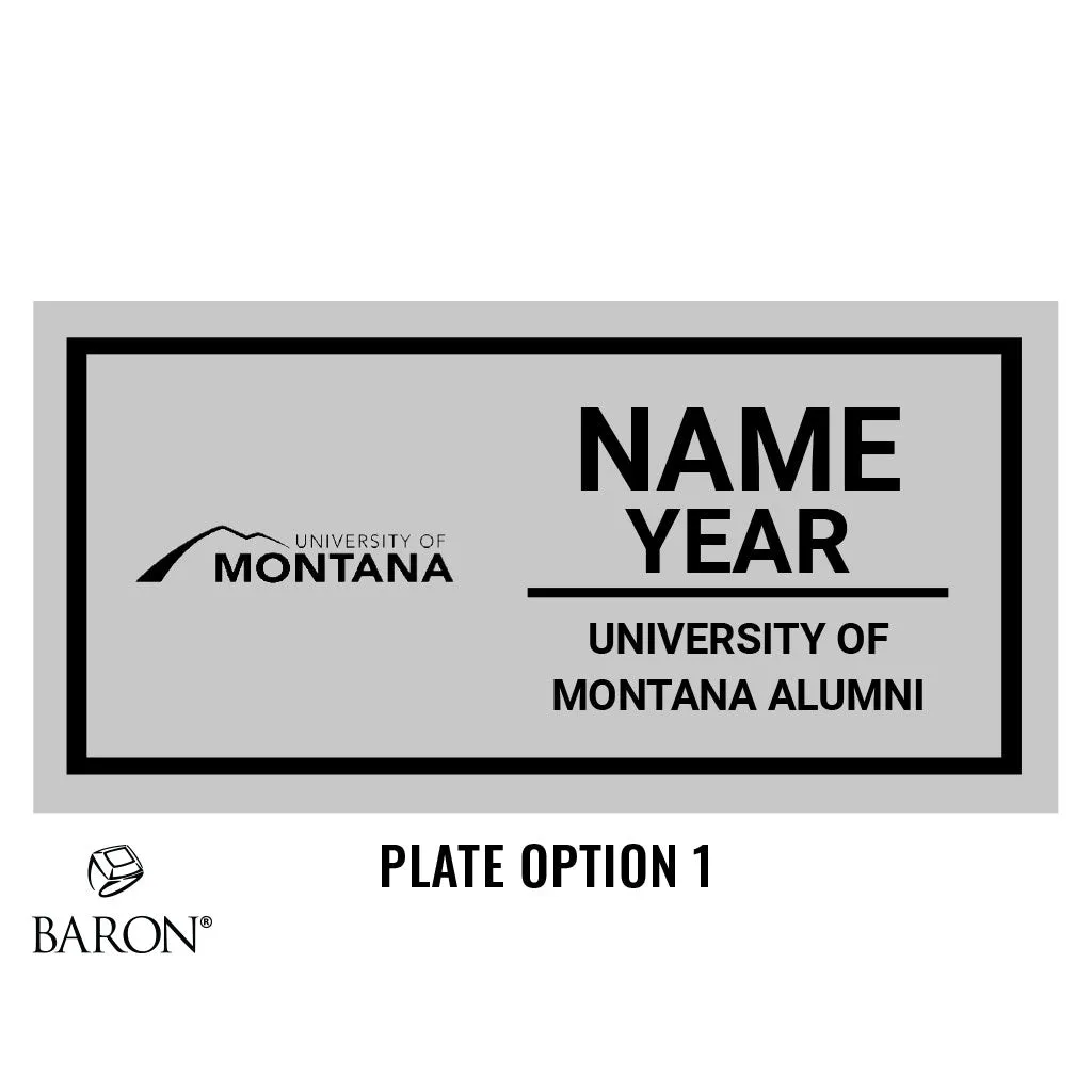 University of Montana Alumni Black Standard Window Ring Box