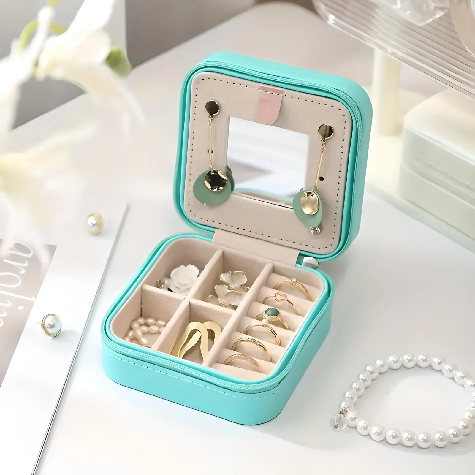 Veda | Minimalist Travel Jewelry Box