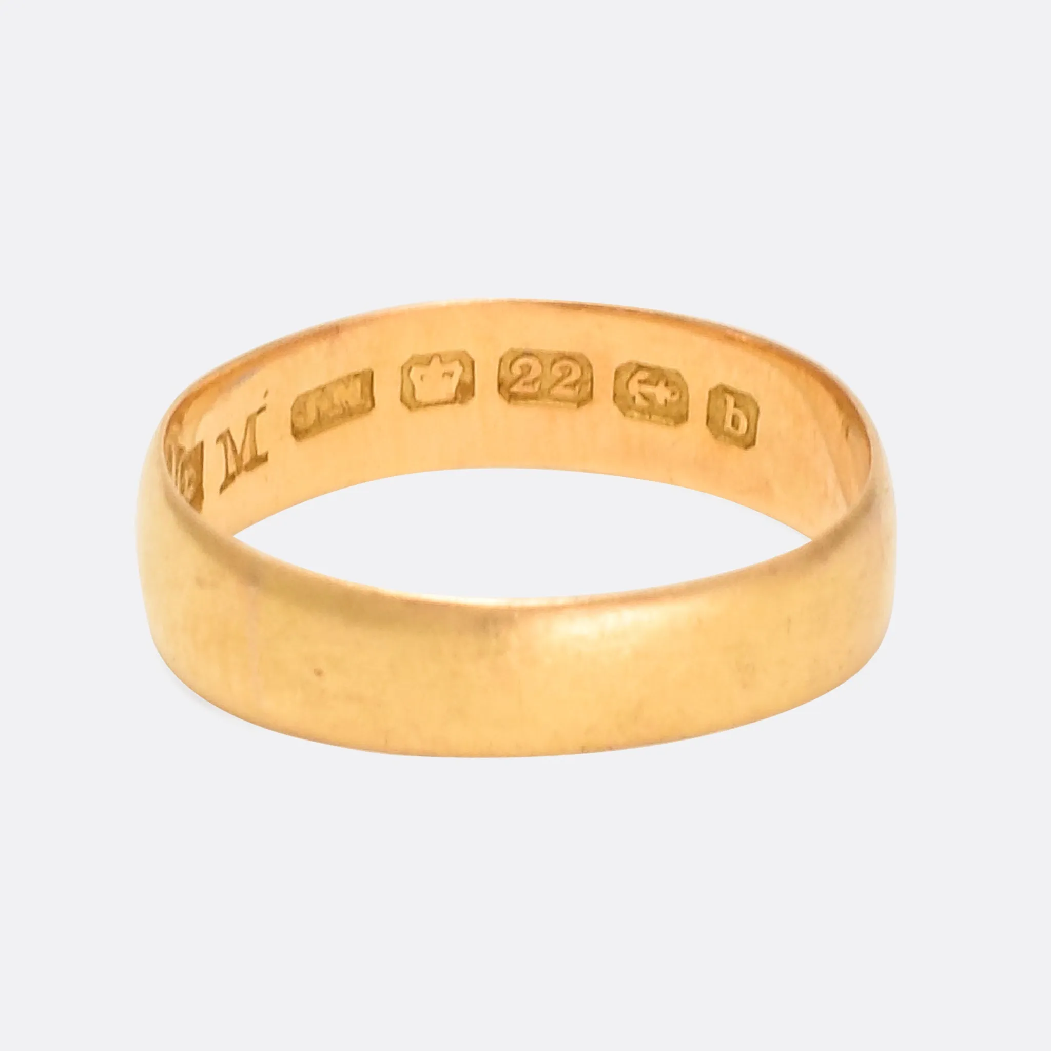 Victorian 22k Gold Wedding Band