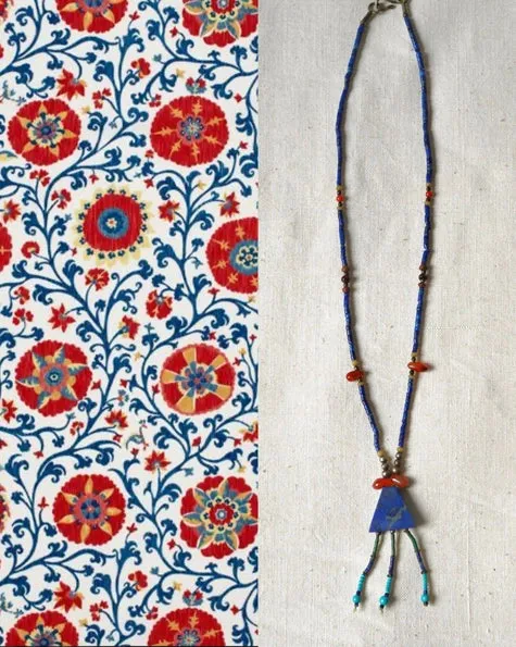 Vintage Semi Precious Stone Minimalist Necklace 3