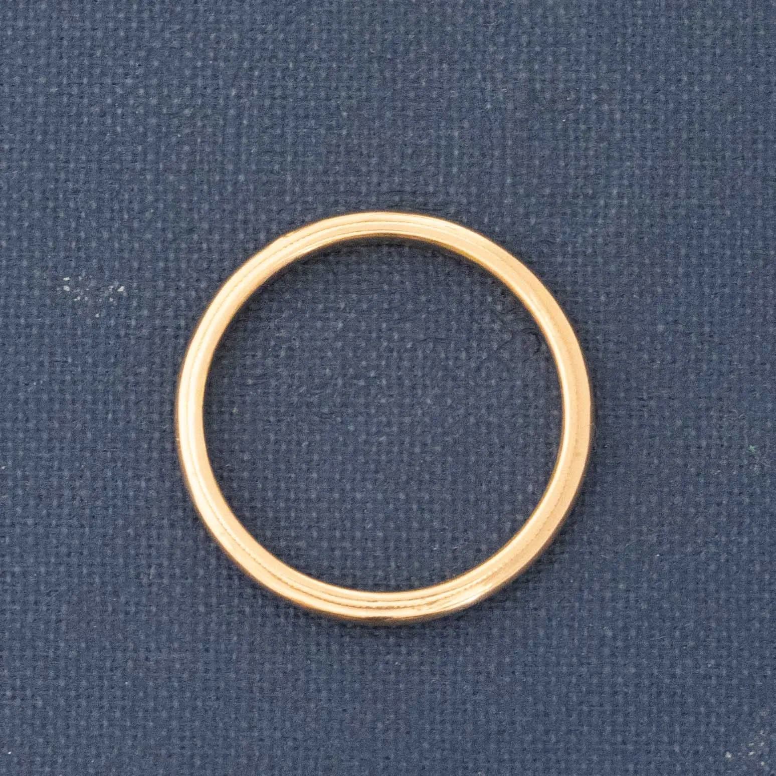 Vintage Slim Wedding Band, with Milgrain