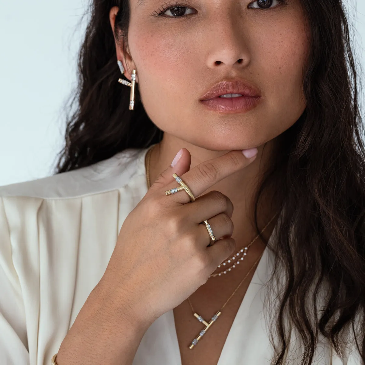 Y Stem Earrings